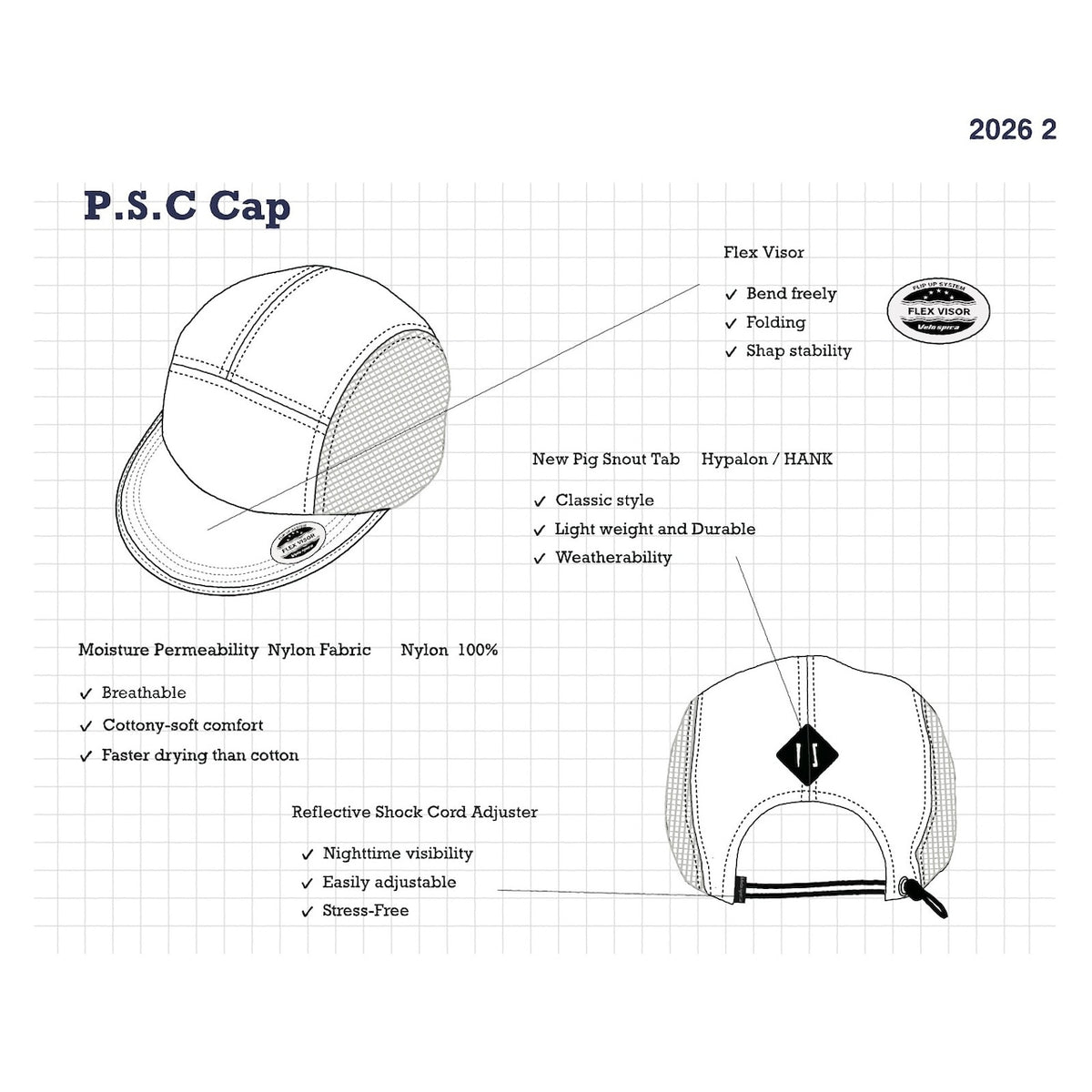 P.S.C Cap col.L.Y.L.N