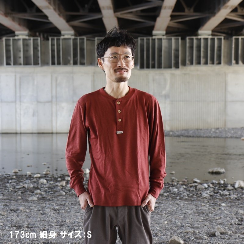 ACLIMA_【在庫SALE / セール】WARMWOOL GRANDAD SHIRT