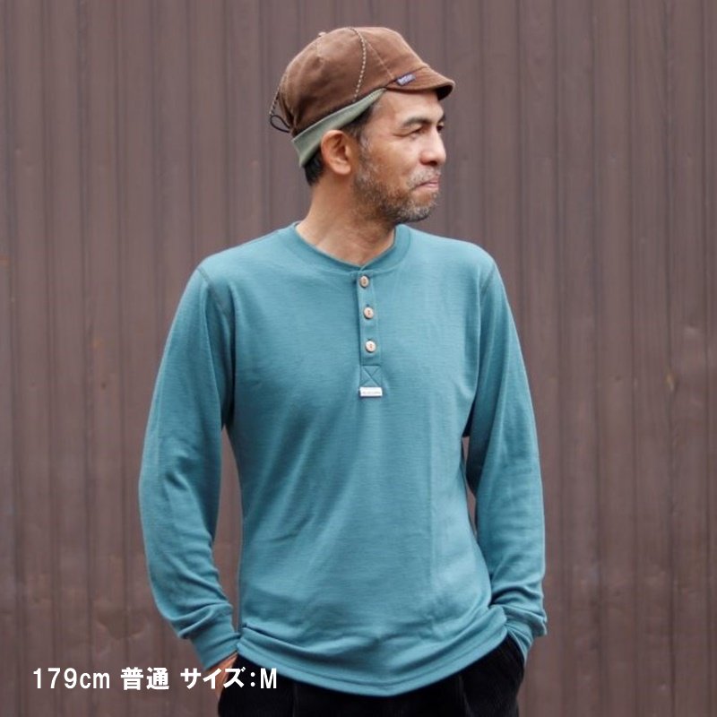 ACLIMA_【在庫SALE / セール】WARMWOOL GRANDAD SHIRT
