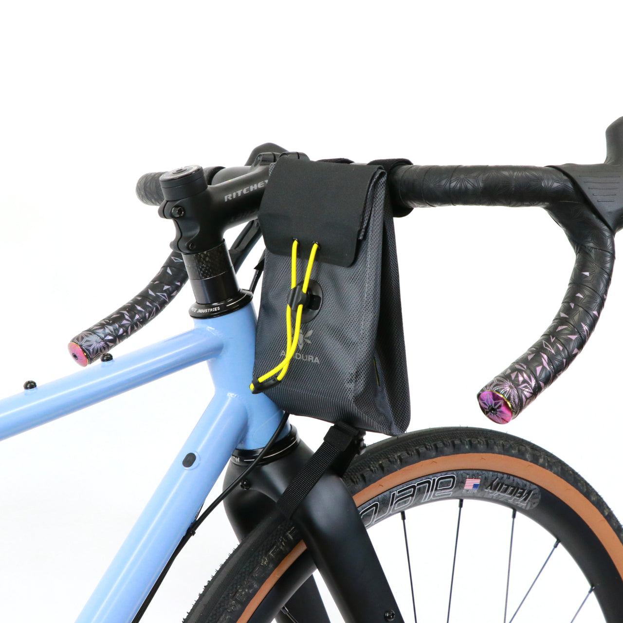 エクスペディション ステム パック(1.3L) アピデュラ ステムバッグ フロントバッグ 自転車 自転車用マグネットバッグ バイクパッキング バッグ ステムポーチ 防水 フィドロック バッグ 自転車 キャンプ ギア