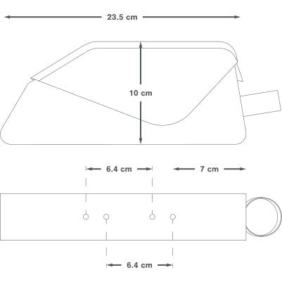 レーシング・トップチューブパック・ボルトオン(1L) アピデュラ トップチューブバッグ RACING TOP TUBE PACK BOLT ON