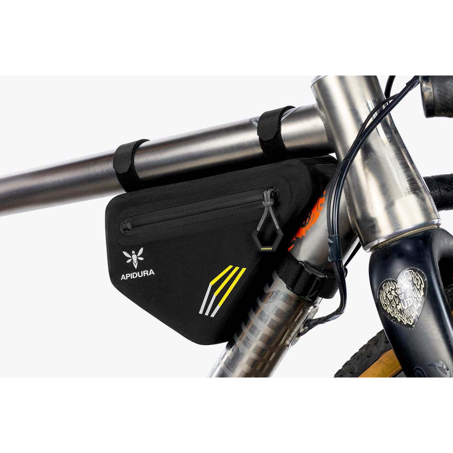 レーシング ・フレームパック(1L) グラベルバイク用バッグ 軽量バイクパッキング ロングライド装備 小型フレームバッグ フレームインナーバッグ ブルベ向けアイテム 自転車アクセサリー 防水