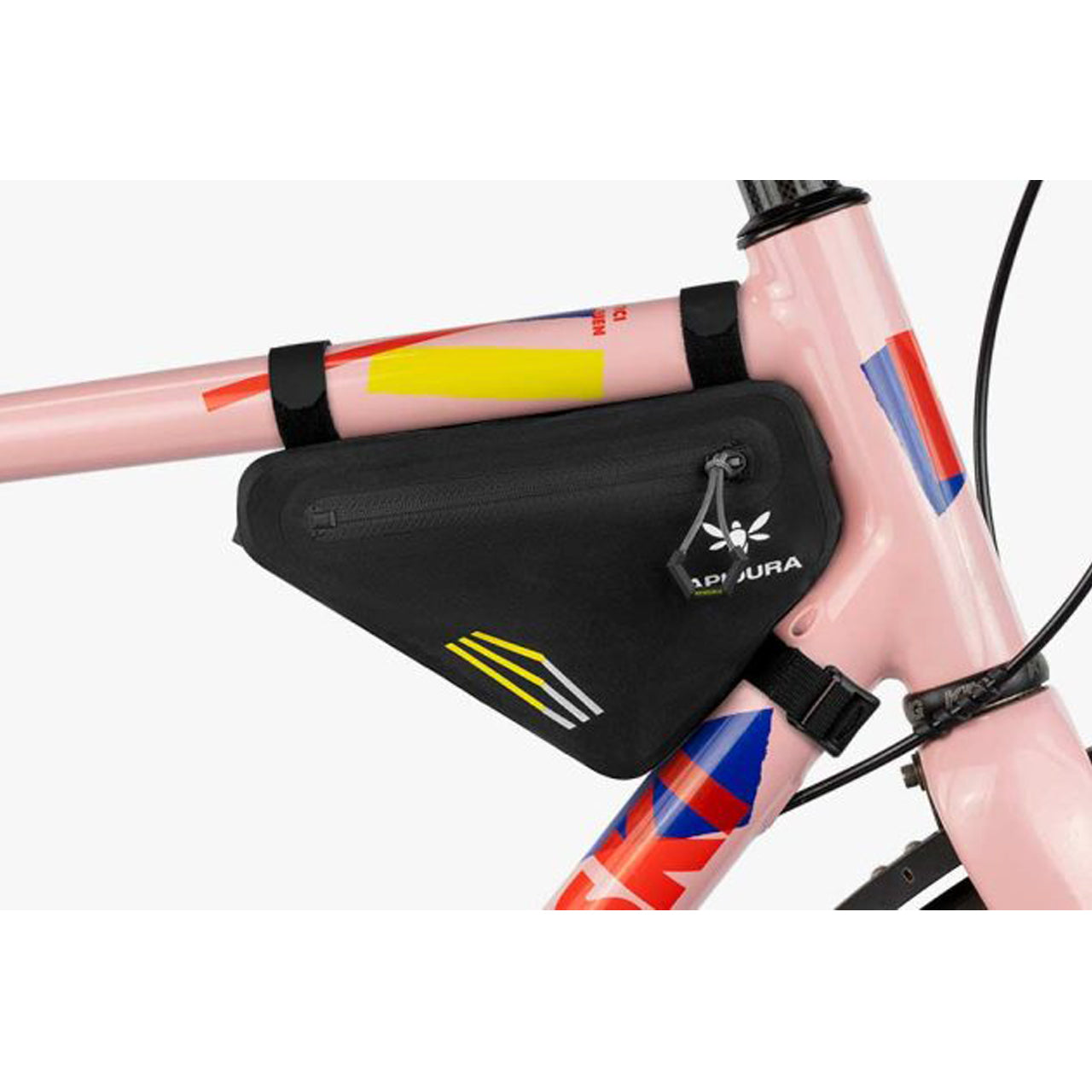 レーシング ・フレームパック(1L) グラベルバイク用バッグ 軽量バイクパッキング ロングライド装備 小型フレームバッグ フレームインナーバッグ ブルベ向けアイテム 自転車アクセサリー 防水