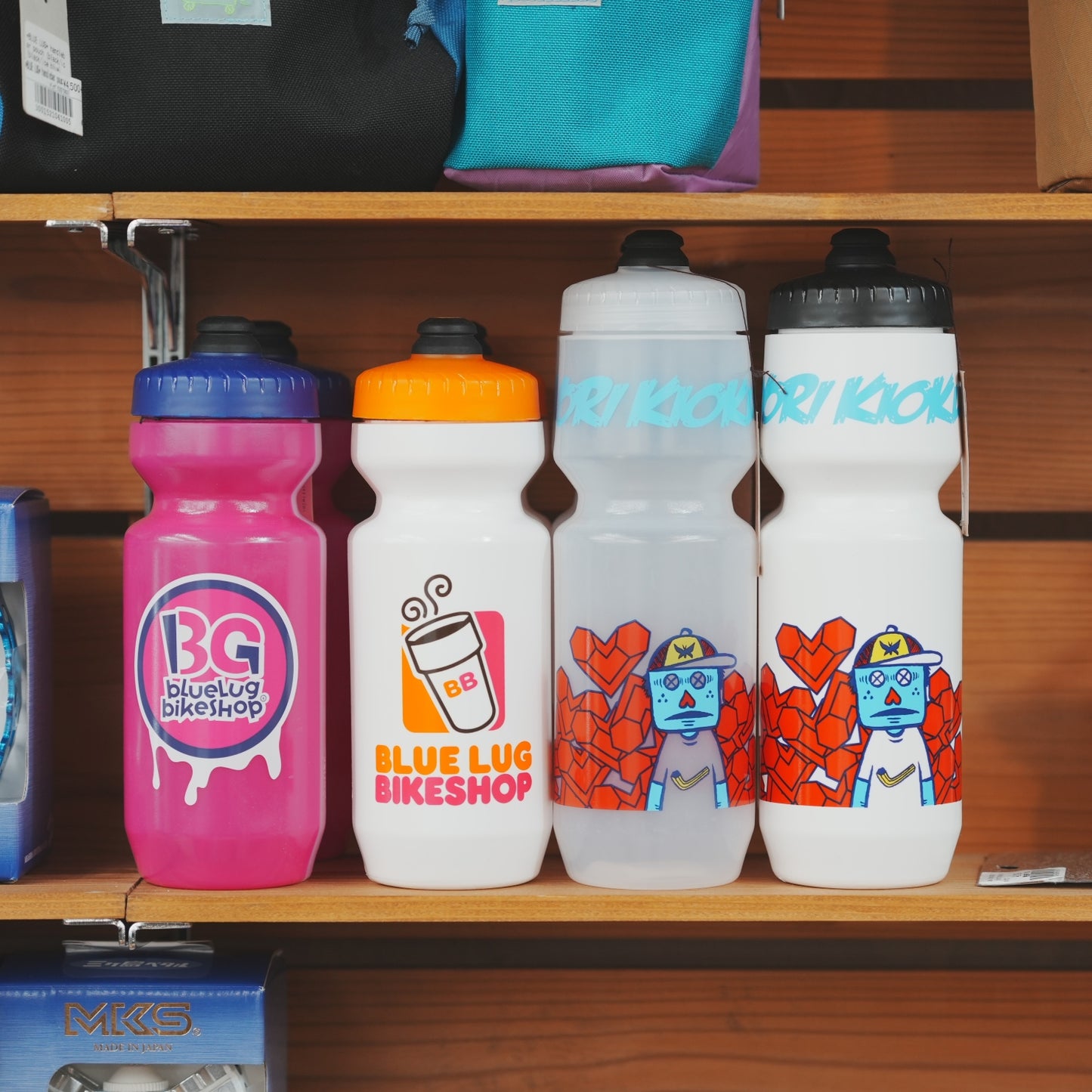 coffee water bottle(white) ブルーラグ サイクルボトル サイクルギア ロードバイクアクセサリー グラベルライド バイクパッキング 自転車パーツ