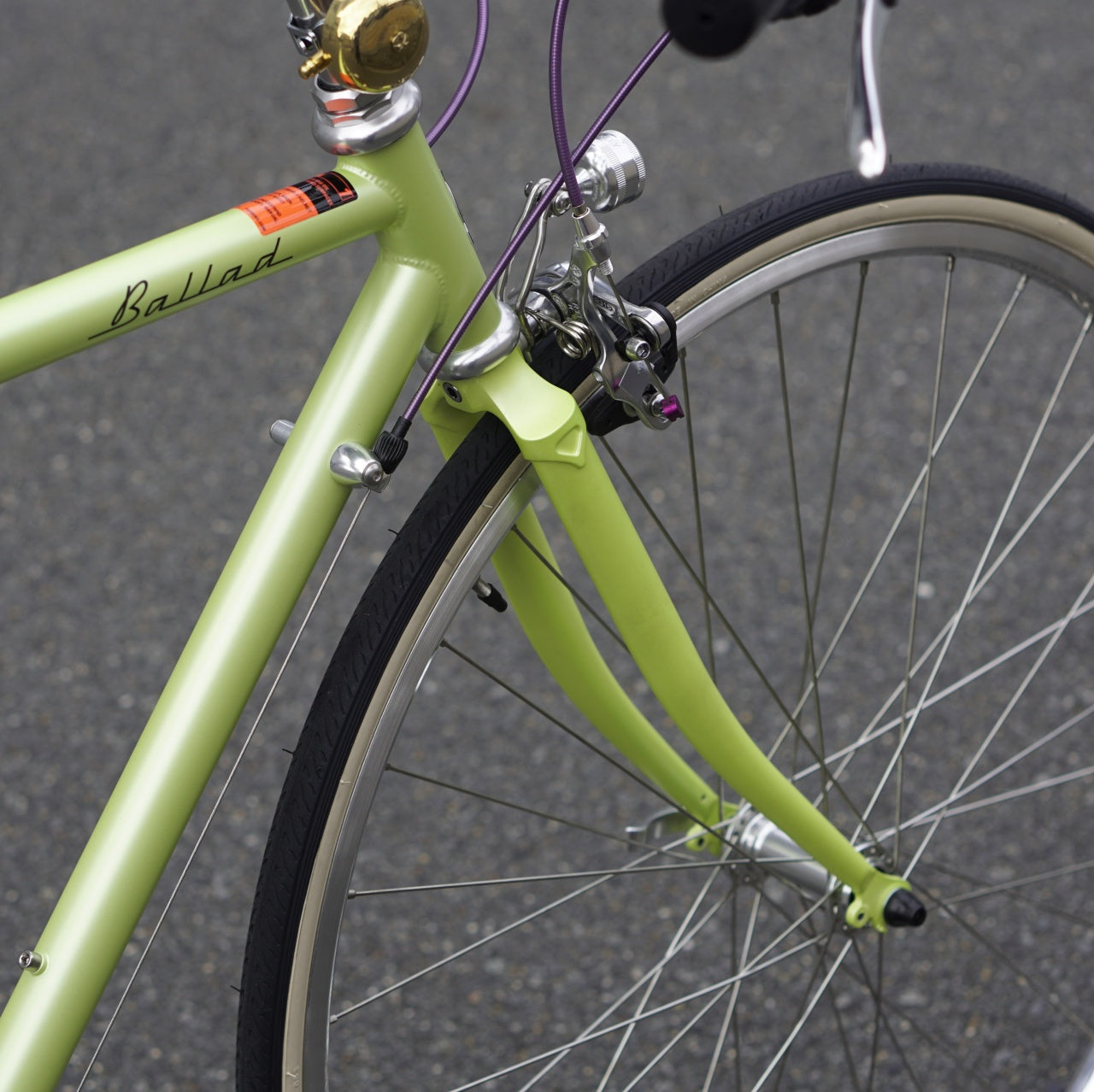 【オリジナルカスタム】BALLAD(54:173-180cm) FUJI BALLAD eirin custom フジ バラッド カスタム完成車 クロモリ アーバンカスタム BROOKS B17 サドル MKS Pretzel ペダル 京都 自転車 eirin クラシック ロードバイク カスタム