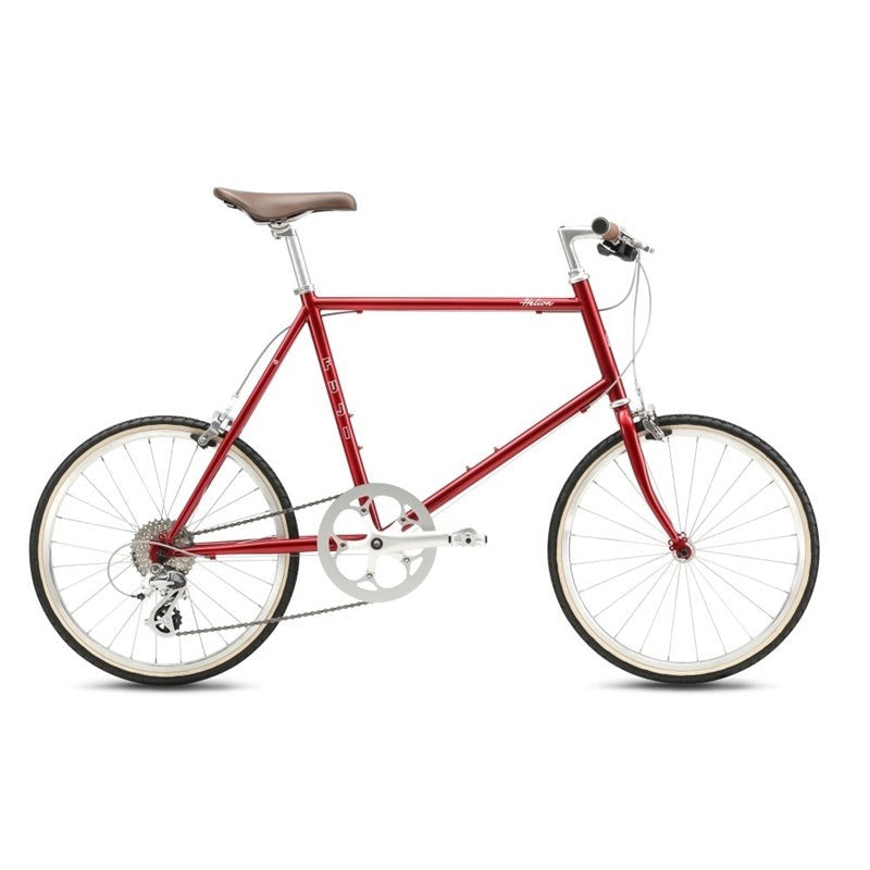 【2025年モデル】HELION フジ ミニベロ クロモリ おしゃれ 街乗り フロントシングル 20インチ 自転車 女性向け ミニベロ