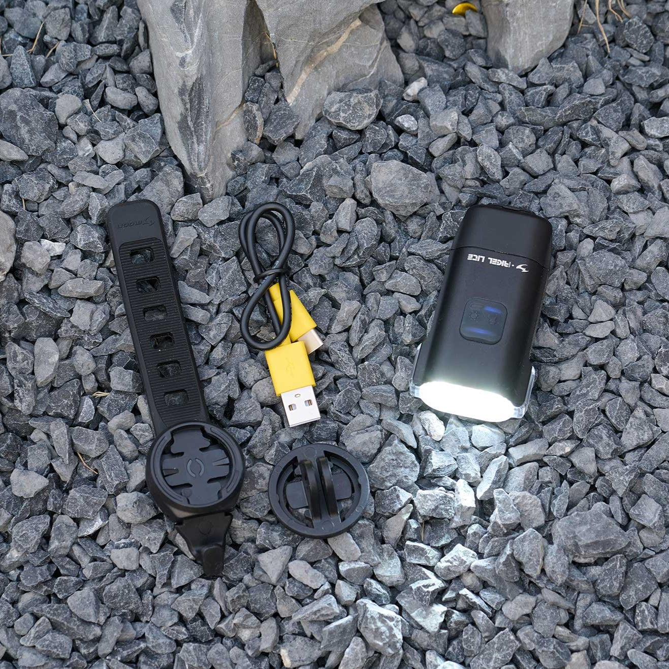 RIGEL LITE moonライト 自転車フロントライト 高性能 USB充電式バイクライト 防水ライト IPX7 GoProマウント対応ライト デイフラッシュライト ナイトライド装備