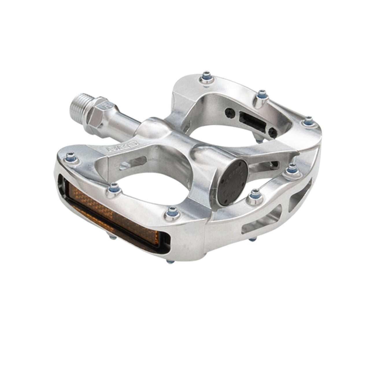 Pretzel MKS ペダル Pretzel 三ヶ島製作所 ペダル グラベル用フラットペダル ワイドペダル 自転車 スパイクピン ペダル 日本製 ペダル クロスバイク ペダル交換