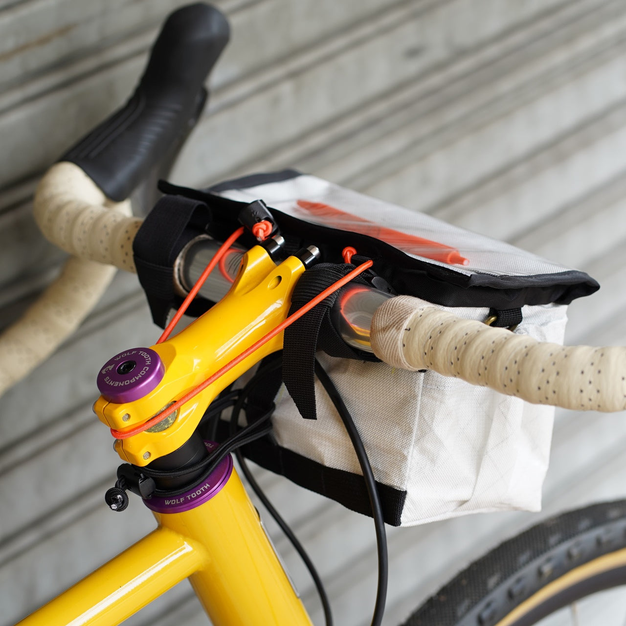 Drawcord Handlebar Bag Rando UL アウターシェルアドベンチャーズ ランド ウルトラライト ドローコードハンドルバーバッグ サークルズ