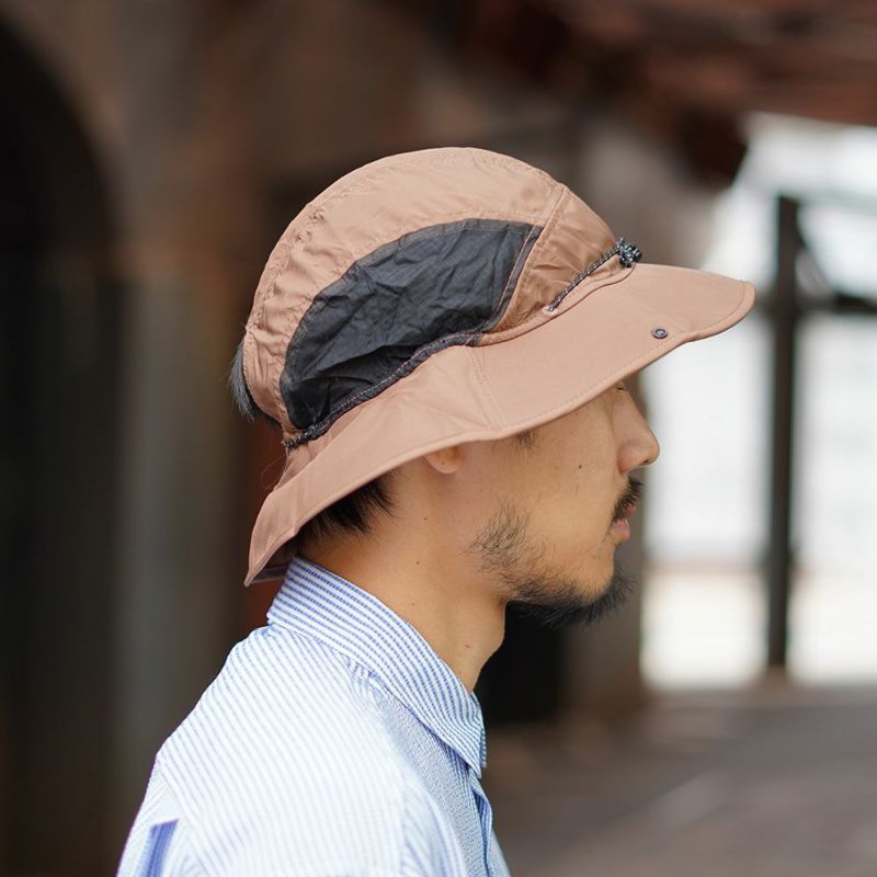 B-CAP アウトドアキャップ UPF50+ ハット リサイクル素材 キャップ 軽量キャップ ハイキングキャップ PARAPACK パラパック 折り畳みキャップ