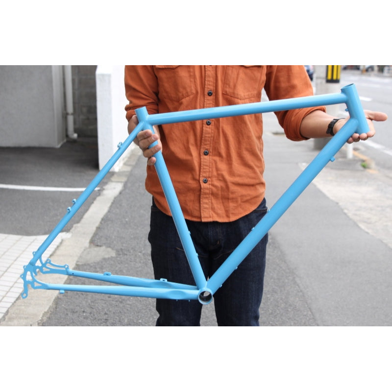 【京都/店頭お渡し限定】Rando(フレーム&フォークセット) Grumpy オリジナルフレーム ランドナー フレームセット オールロード フレーム ツーリングバイク フレーム クロモリ アドベンチャー 650B フレームセット セグメントフォーク