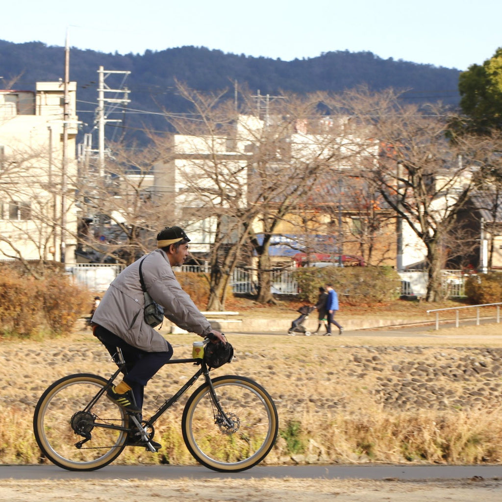 サイクルハテナ_オリジナル コーヒー カップホルダー(by MOCA)