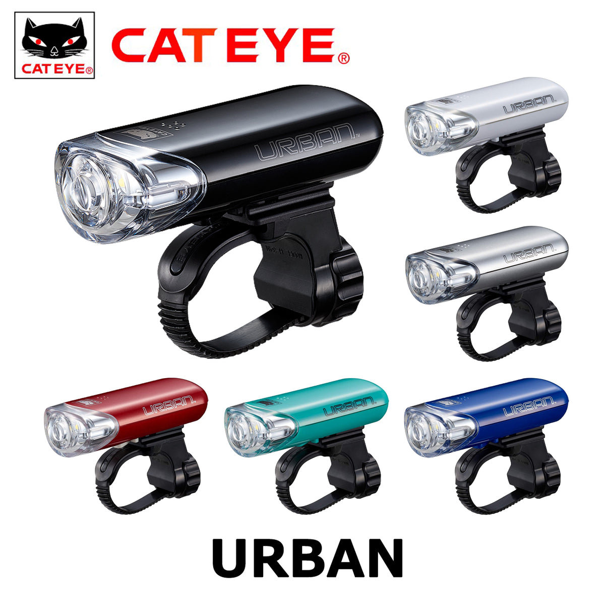 CATEYE URBAN HL-EL145 単3電池式フロントLEDライト