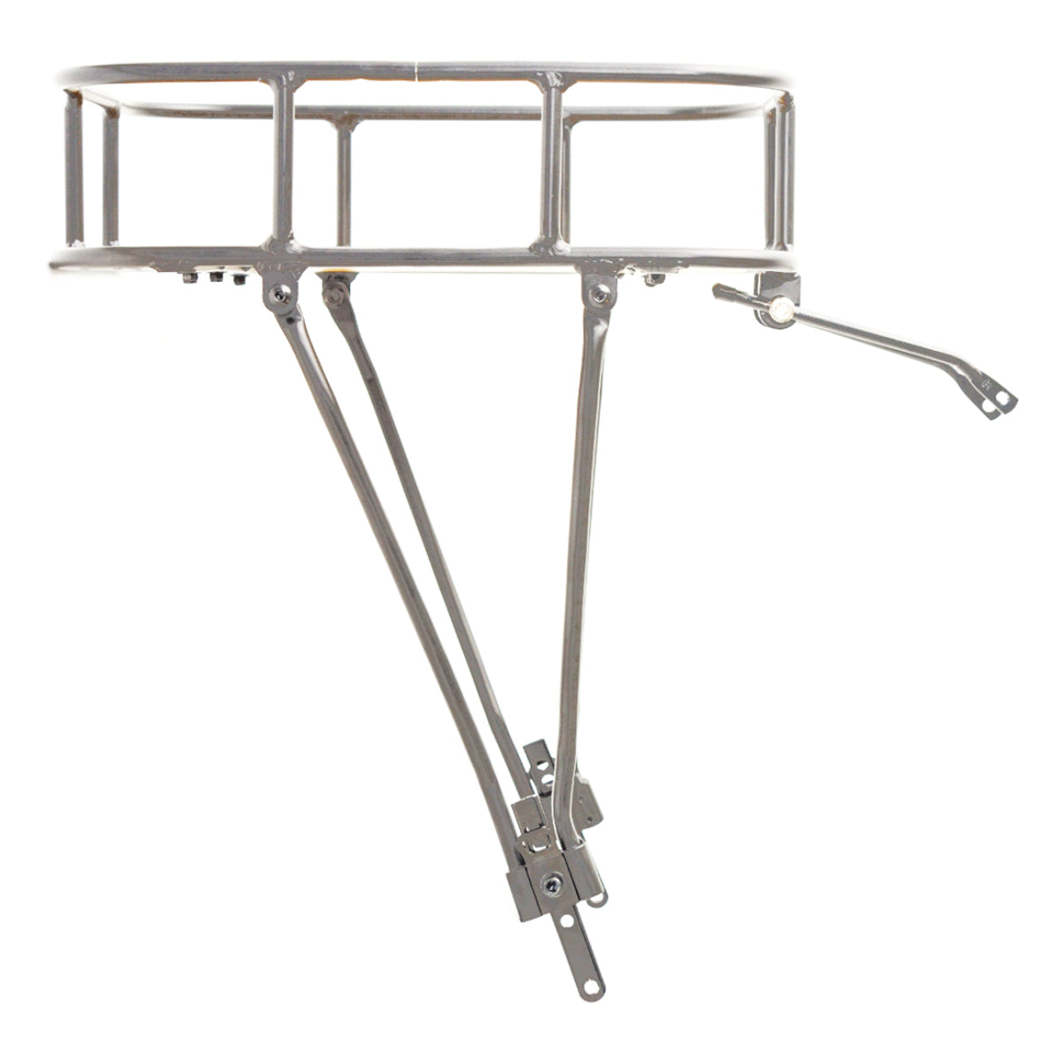 アーバンリアバスケット（SILVER） リアバスケット 自転車 RITEWAY バスケット 通勤 通学 リアかご 大容量 リアキャリア かご アーバンバイク アクセサリー シートステーダボ バスケット 荷物運搬 自転車かご