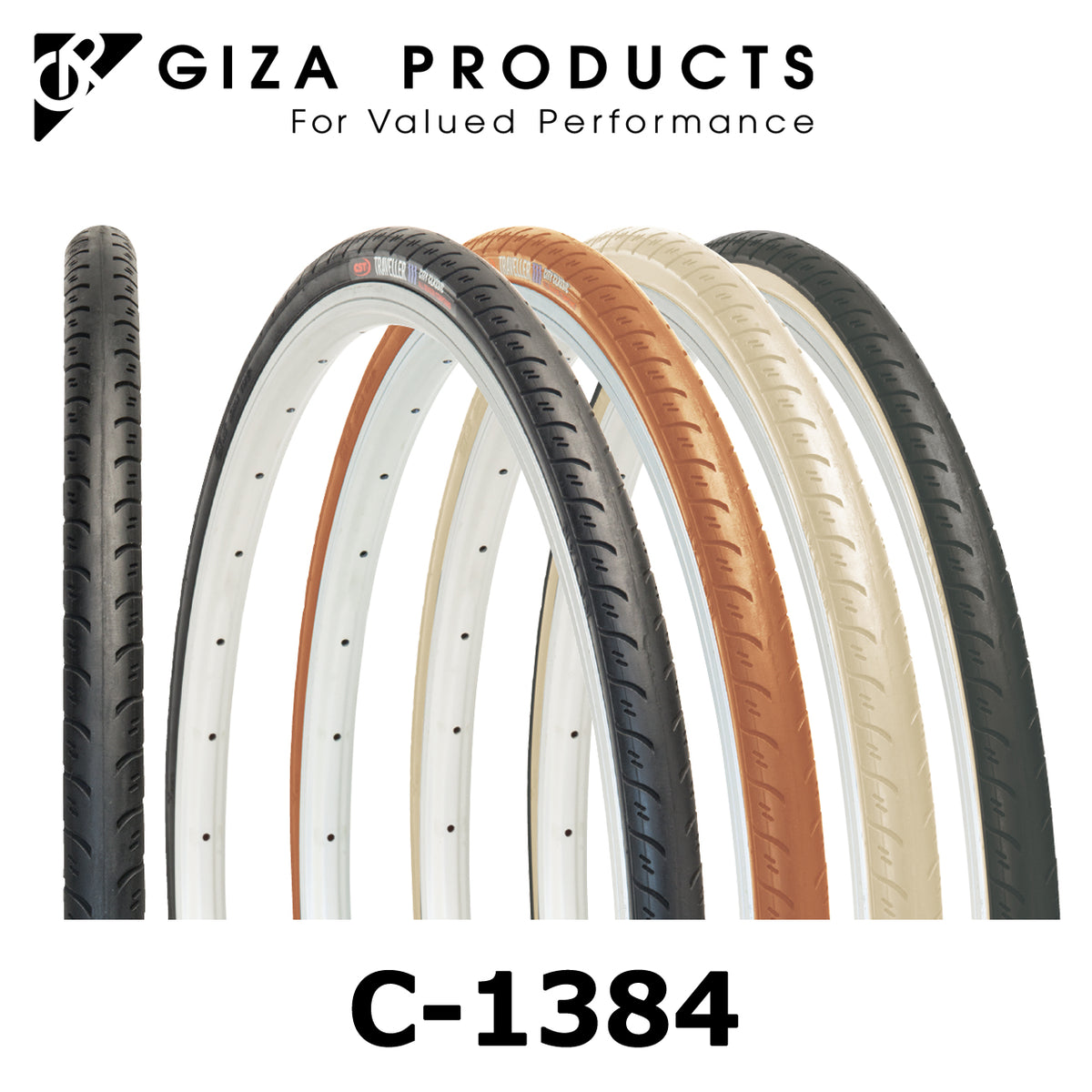GIZA PRODUCTS C-1384 26インチ街乗り向け軽量タイヤ