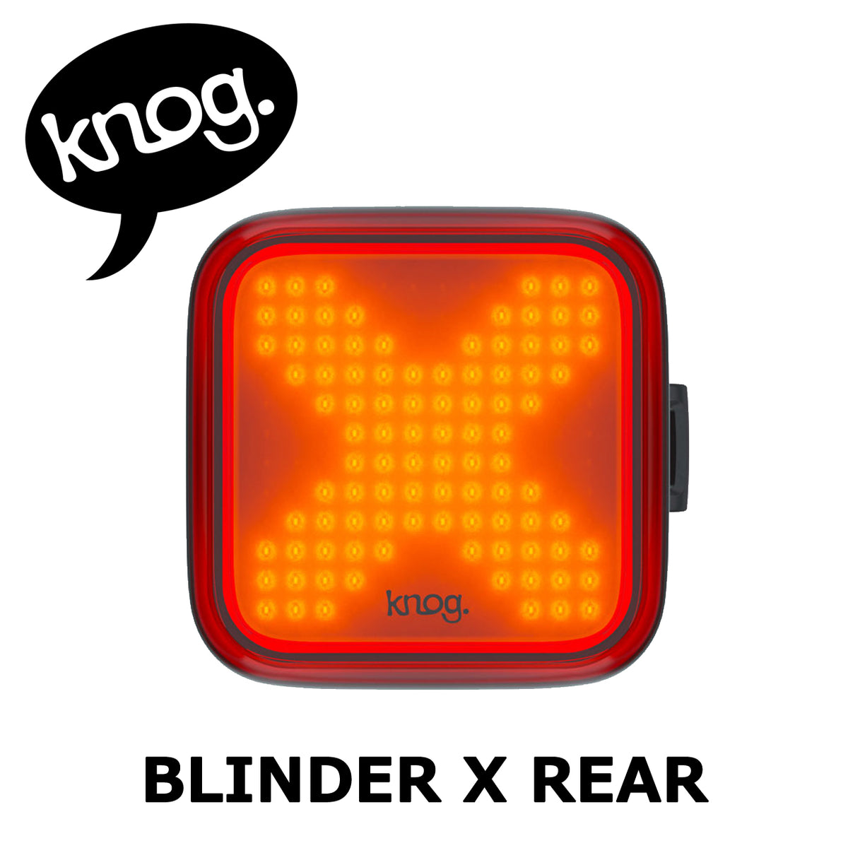 Knog BLINDER X REAR USBダイレクト充電対応リアライト 100ルーメン