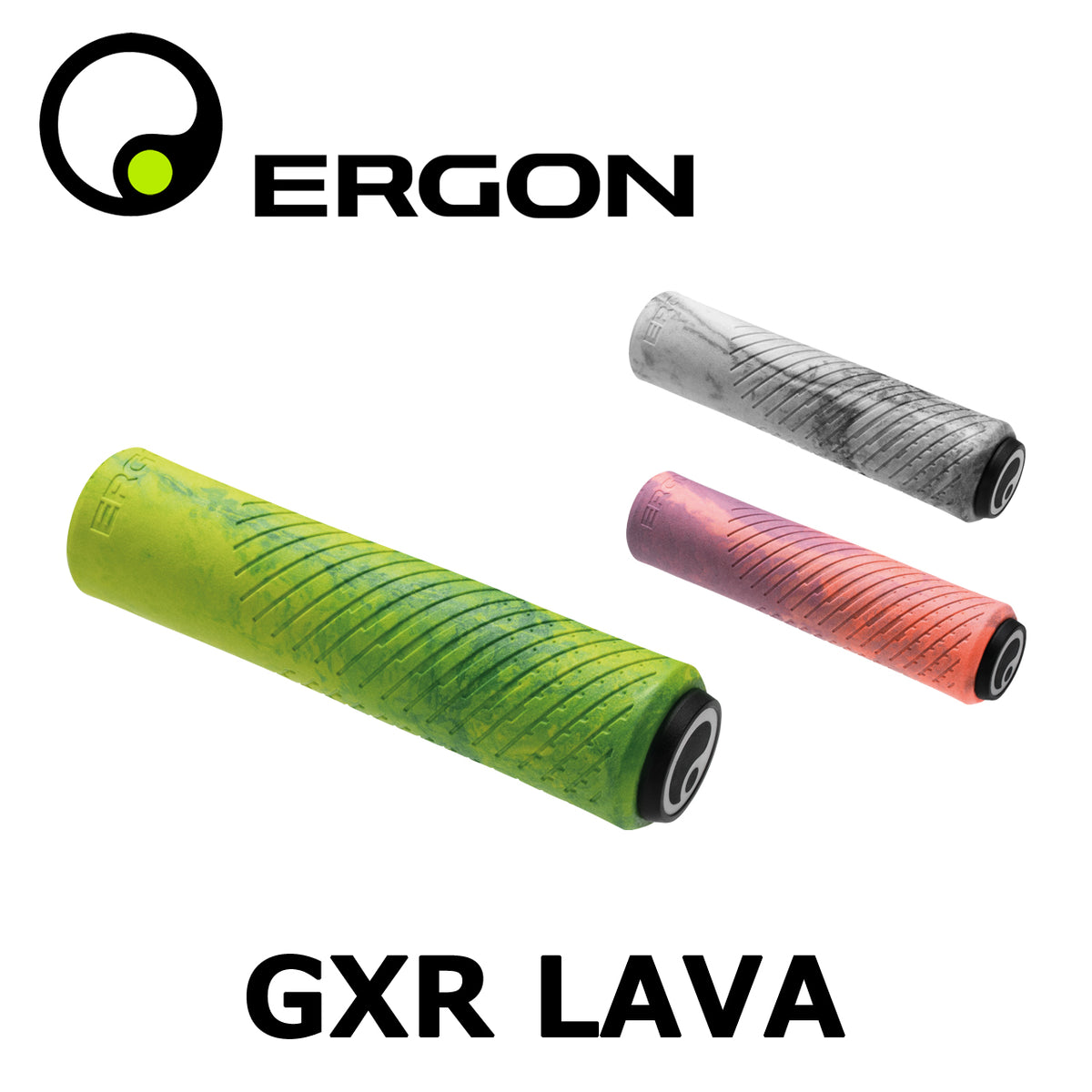 ERGON GXR LAVA マーブルカラー MTBグリップ