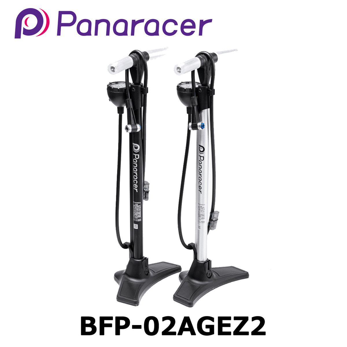 Panaracer ワンタッチポンプ BFP-02AGEZ2 英仏米対応フロアポンプ