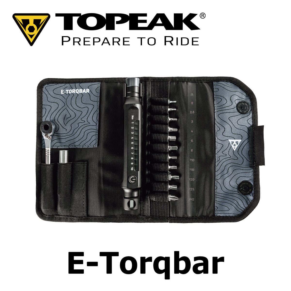 TOPEAK E-Torqbar デジタル表示式トルクレンチセット