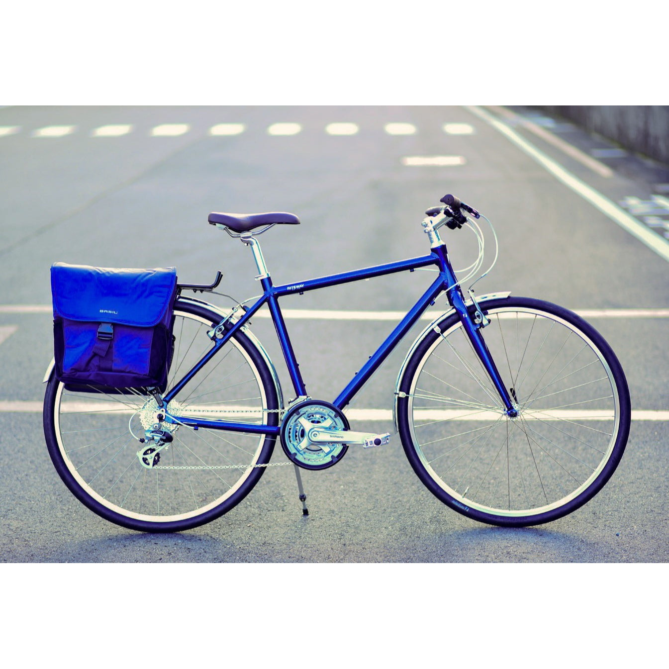 自転車用　リアキャリアパニアセット RITEWAY（ライトウェイ） パニアバッグ対応オフセットリアキャリア