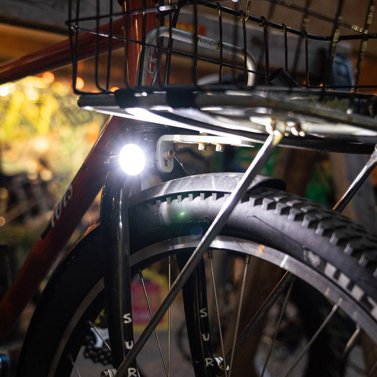 BLUE LUG KOMA light front アルミ削り出しUSBフロントライト