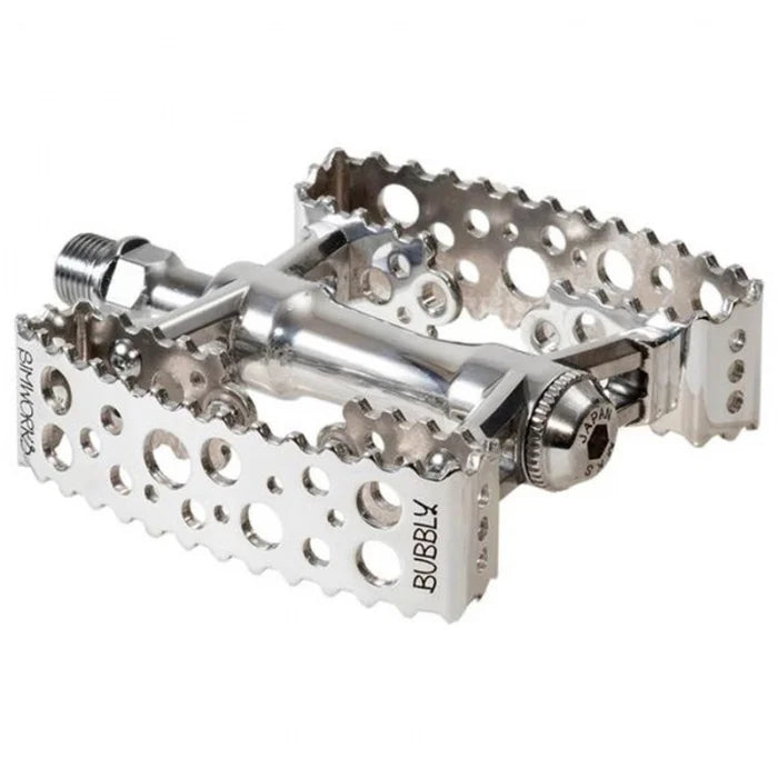 SIM WORKS × MKS Bubbly Pedal ワイドコンケーブフラットペダル