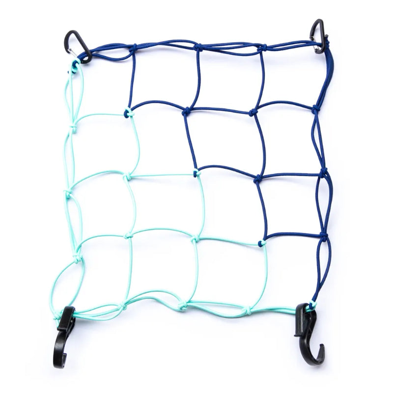 cargo net ブルーラグ カーゴネット 荷物固定ネット 自転車 WALD バスケット アクセサリー 自転車 ラックネット カラビナ付き ネット 自転車 おしゃれパーツ バスケット用ゴムネット