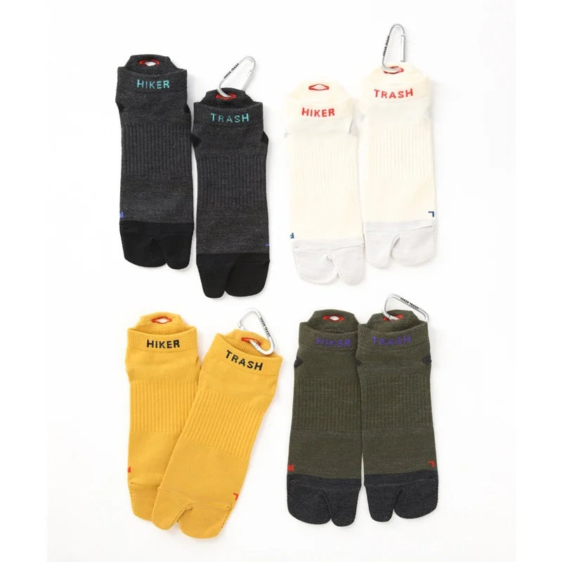 HIKER TRASH ZEN SOCKS HIKE＆RUN 足袋型メリノウールソックス 日本製