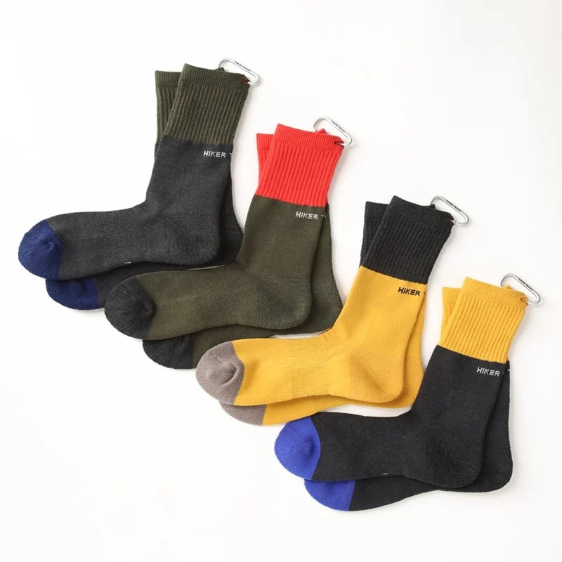 HIKER TRASH ZERO DAY HIKE TREK CREW メリノウールトレイルソックス