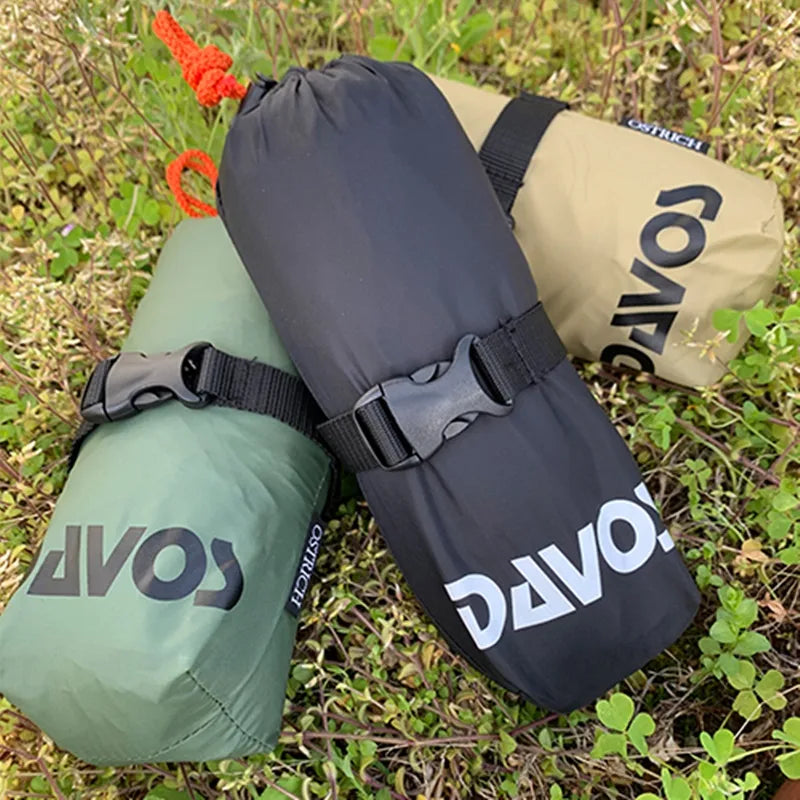 DAVOS × OSTRICH グラベル輪行袋 G-110｜ワイドバー対応の軽量輪行袋