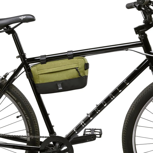 LARKハンドメイドフルフレームバッグ 在庫セール！】CHROME DOUBLETRACK FRAME BAG SM｜2WAYで使えるタフな