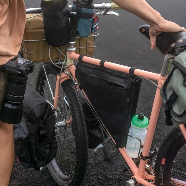 FAIRWEATHER frame bag ADV(X-PAC)|ボトルケージを活かせる大容量 FAIRWEATHER frame bag ADV(X-PAC)|ボトルケージを活かせる大容量