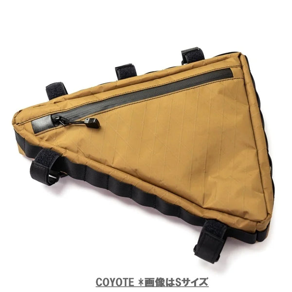 FAIRWEATHER frame bag ADV(X-PAC)|ボトルケージを活かせる大容量 FAIRWEATHER frame bag ADV(X-PAC)|ボトルケージを活かせる大容量