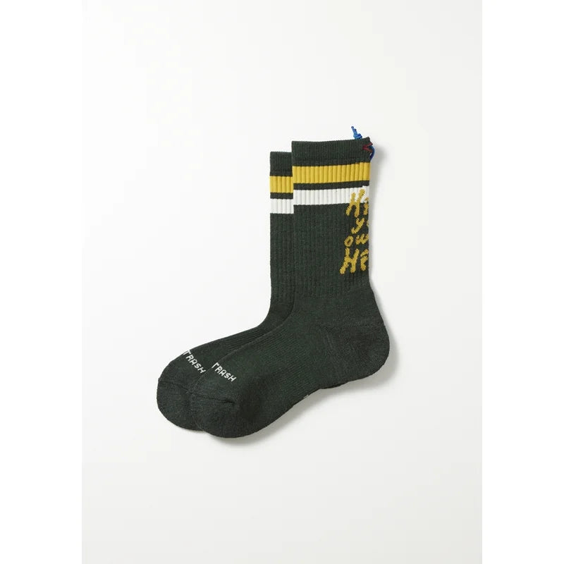 HIKER TRASH H.Y.O.H HIKE TREK CREW メリノウール トレイルソックス