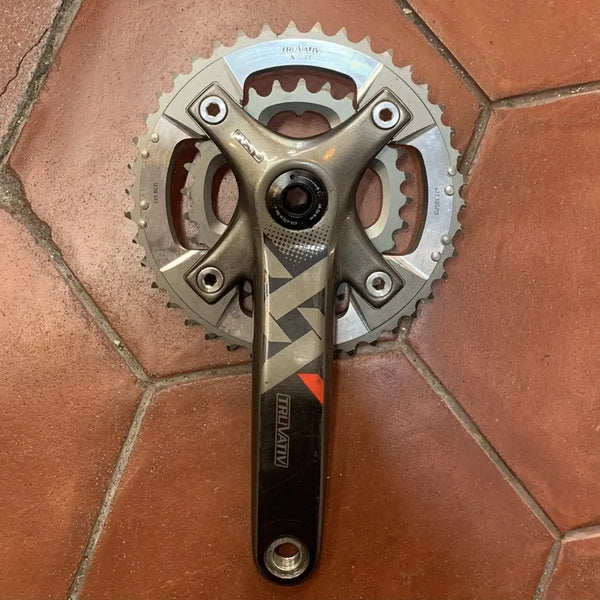 TRUVATIV XX クランクセット（2x10S）｜中古・使用感中・MTB用カーボン