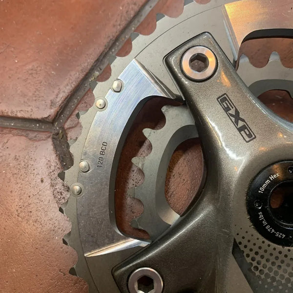 TRUVATIV XX クランクセット（2x10S）｜中古・使用感中・MTB用カーボン