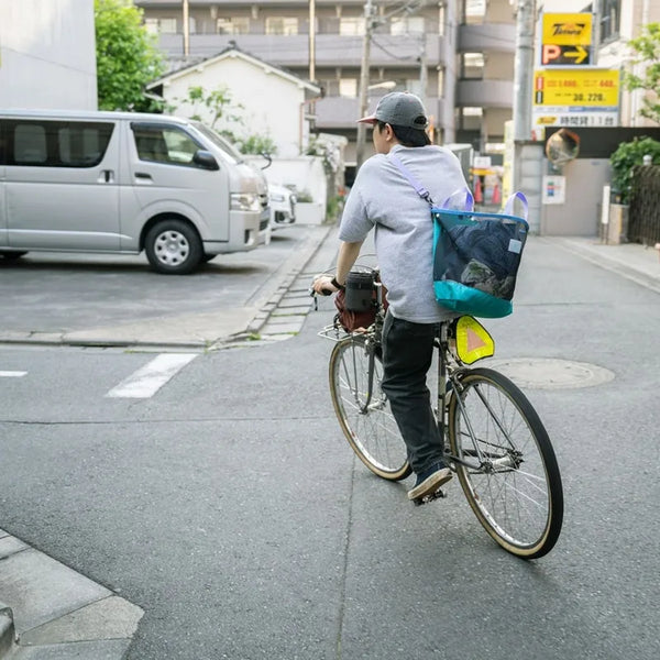 BLUE LUG 3way pannier ブルーラグ パニア サーリー BLUE LUG* 3way pannier (mesh grey) - BLUE LUG ONLINE STORE