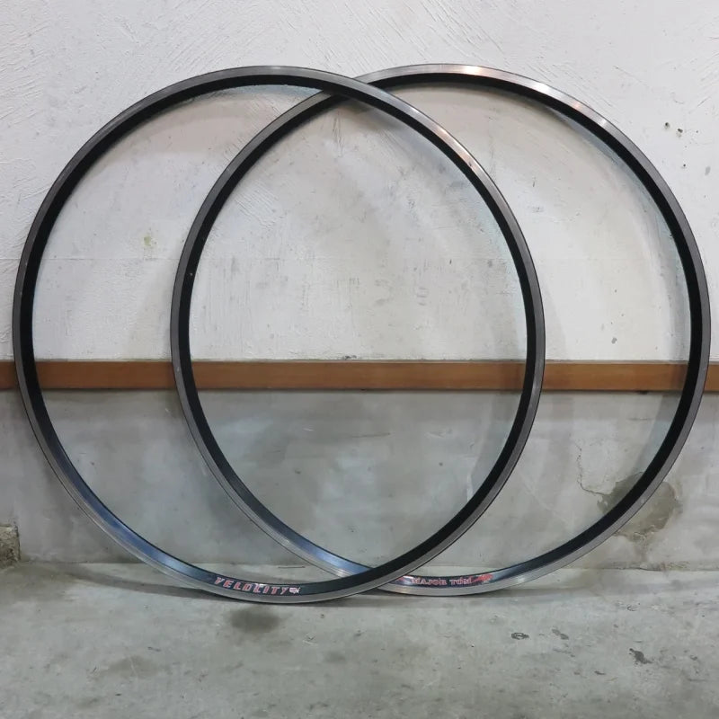 VELOCITY MAJOR TOM 700C 28H チューブラーリム 中古2本セット