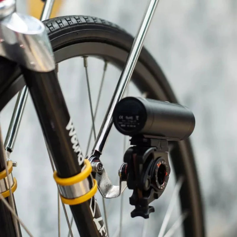 LIGHT MOUNT（SPLASH COLOR） ライトマウント ライトホルダー フロントライト固定 スプラッター塗装 フォークマウントライト 自転車用ライトブラケット バイクカスタムパーツ