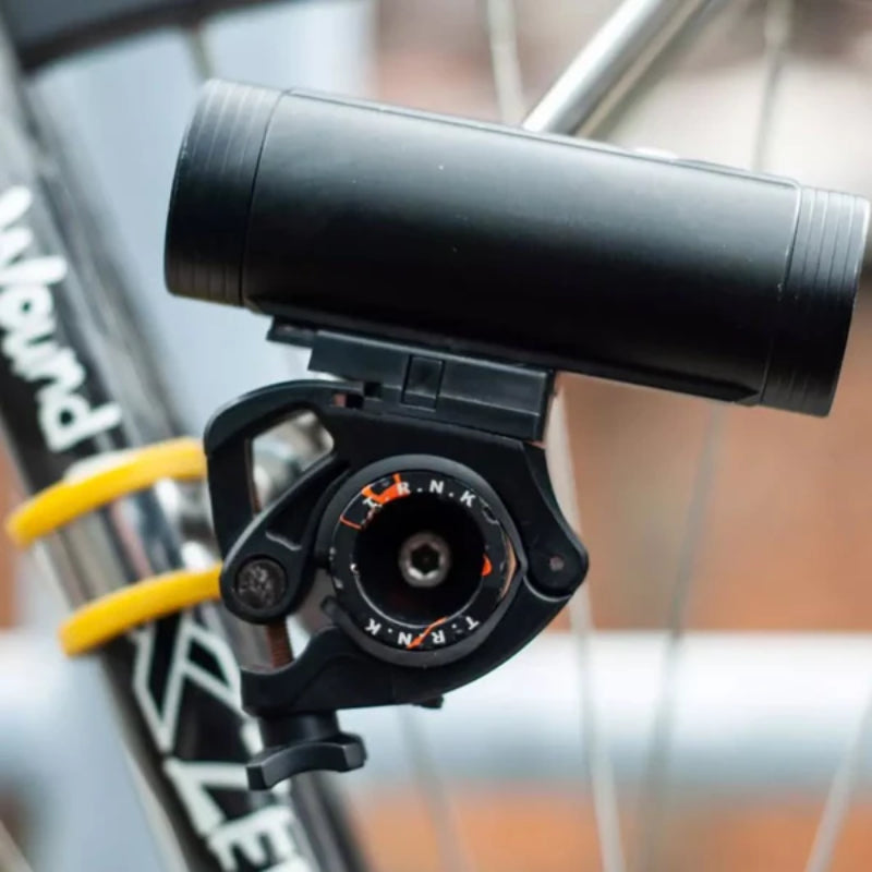 LIGHT MOUNT（SPLASH COLOR） ライトマウント ライトホルダー フロントライト固定 スプラッター塗装 フォークマウントライト 自転車用ライトブラケット バイクカスタムパーツ