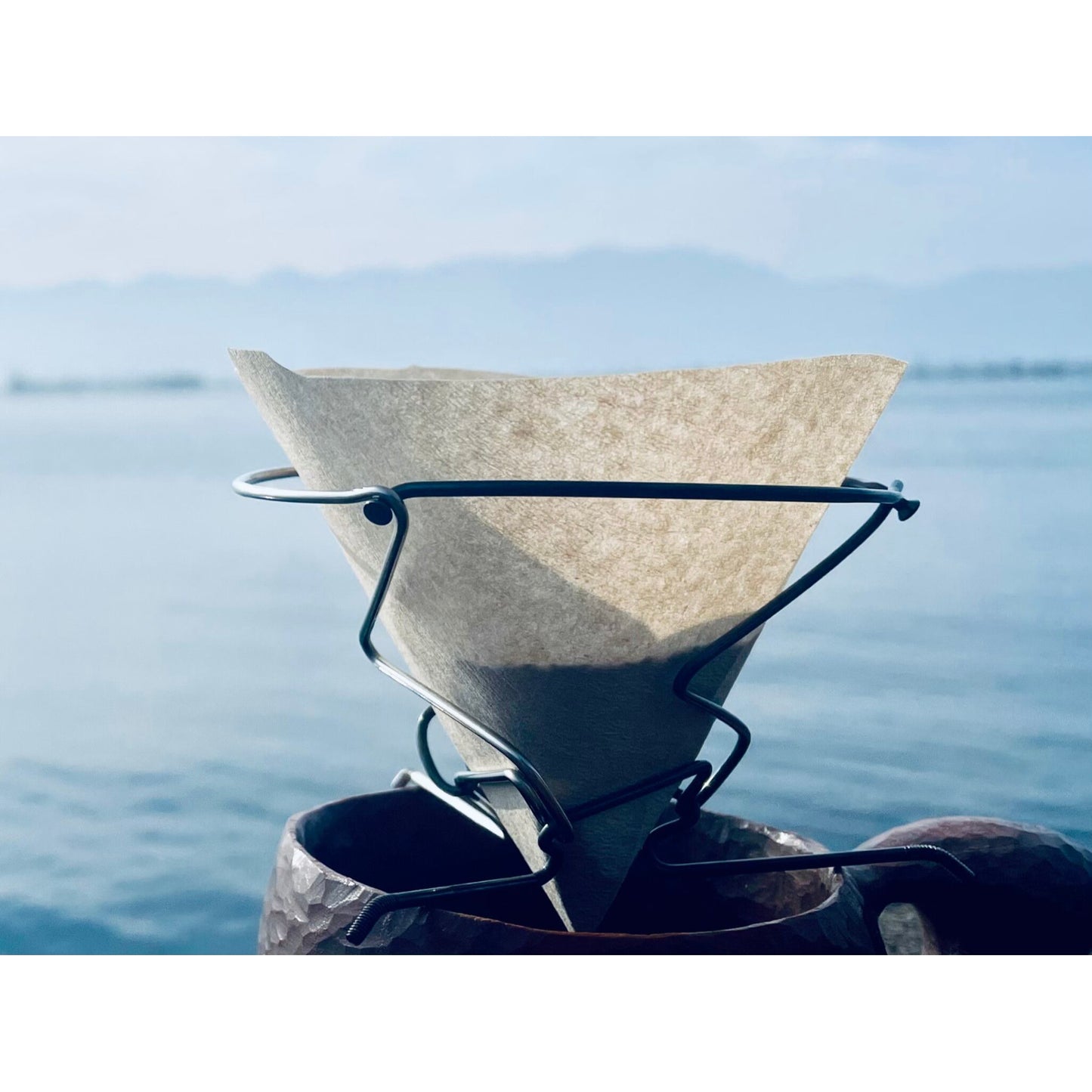 山のコーヒードリッパー雪渓　（1杯用） 山コーヒーギア アウトドアドリッパー ULコーヒー 登山 コーヒーセット 軽量抽出ギア コーヒー道具 ミニマル 組み立て式ドリッパー