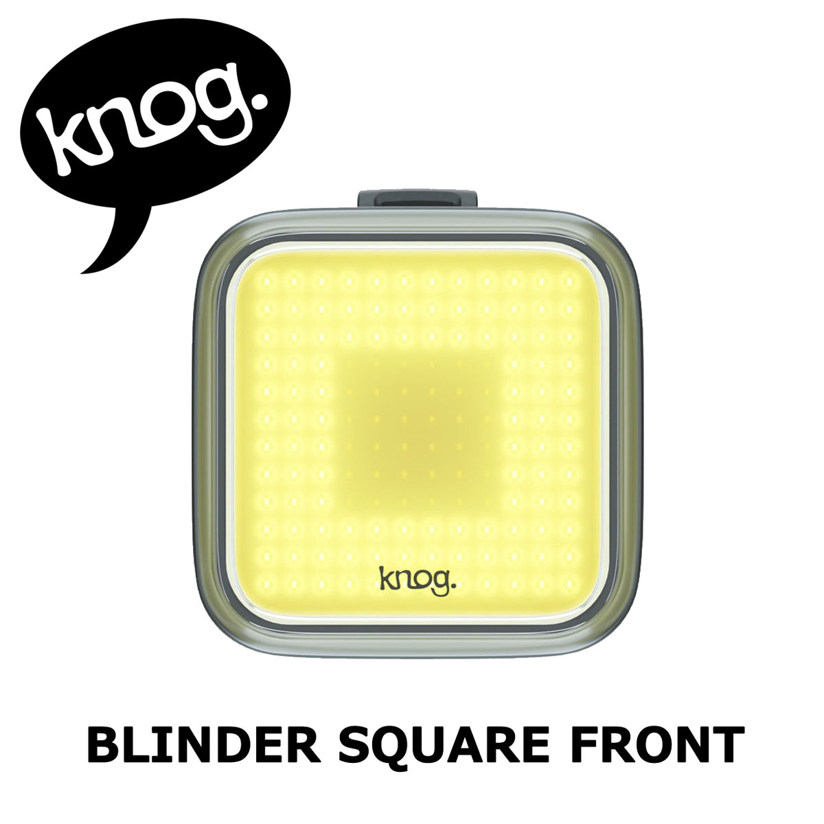 Knog BLINDER SQUARE FRONT USB充電式フロントライト 200ルーメン