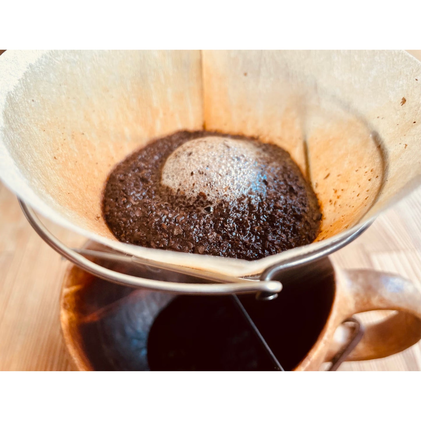 山のコーヒードリッパー雪渓　（1杯用） 山コーヒーギア アウトドアドリッパー ULコーヒー 登山 コーヒーセット 軽量抽出ギア コーヒー道具 ミニマル 組み立て式ドリッパー