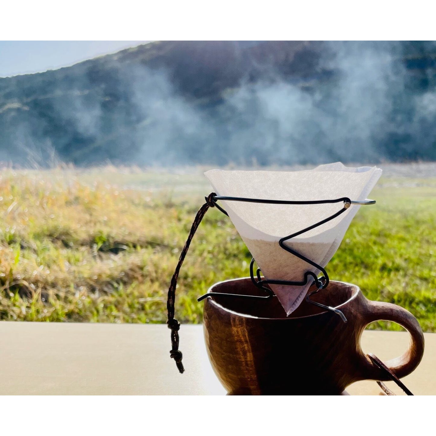山のコーヒードリッパー雪渓　（1杯用） 山コーヒーギア アウトドアドリッパー ULコーヒー 登山 コーヒーセット 軽量抽出ギア コーヒー道具 ミニマル 組み立て式ドリッパー
