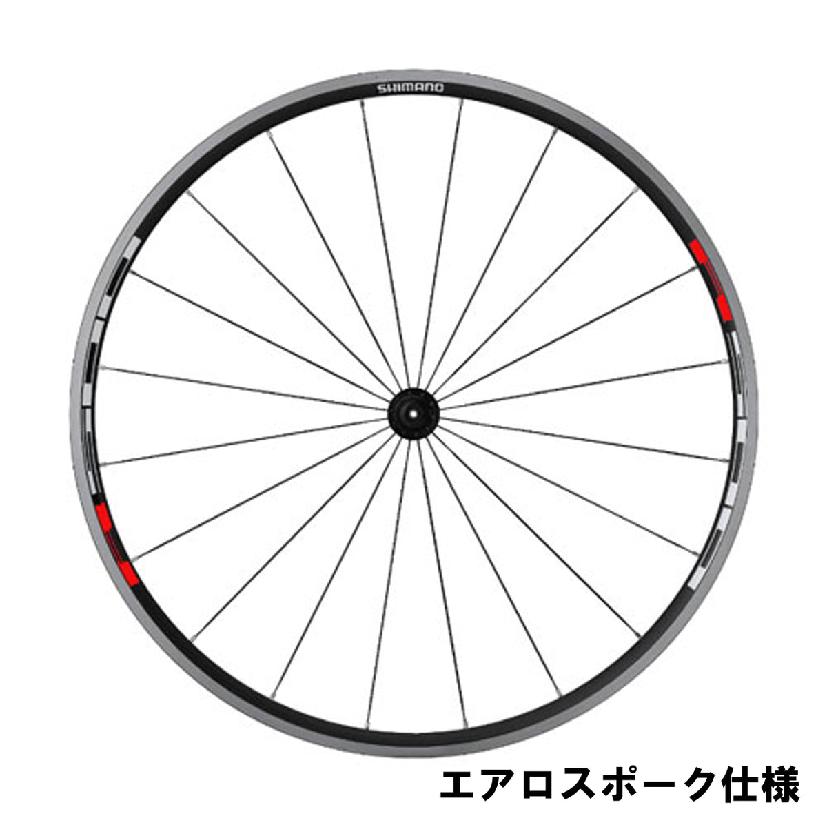 SHIMANO WH-R501A エアロスポーク ロードホイール