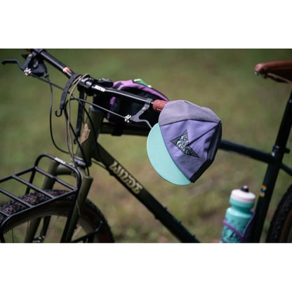 campout 2023 cycling cap (lavender/black)