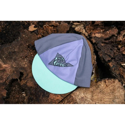 campout 2023 cycling cap (lavender/black)