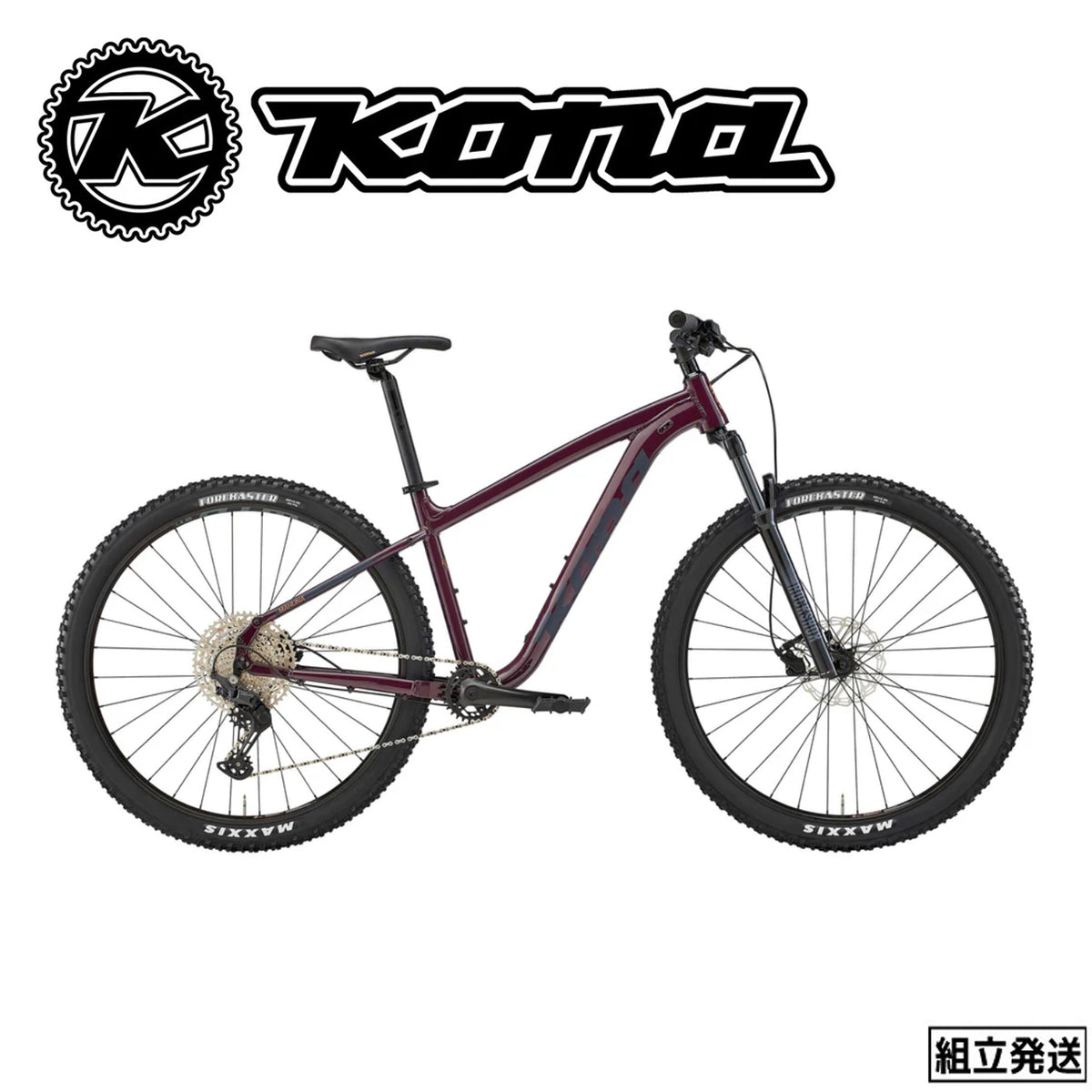 KONA MAHUNA 2026年モデル 29erエントリーマウンテンバイク Gloss Plum