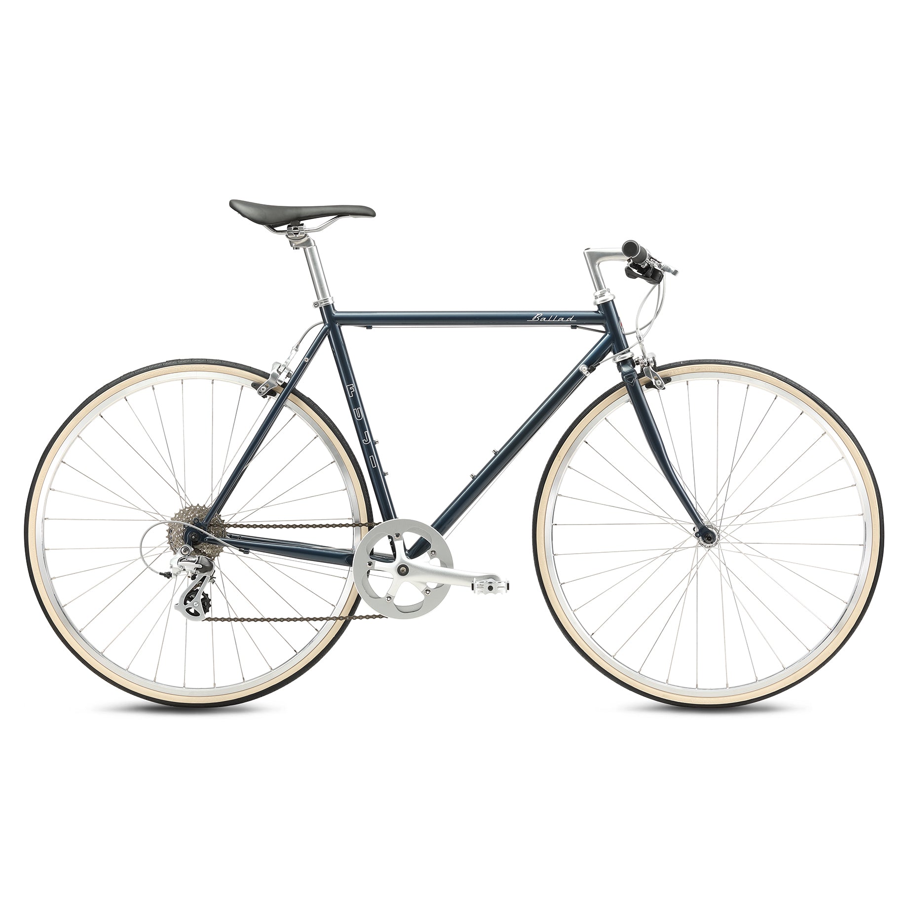 FUJI Ballad ネイビー サイズS 52cm おまけ付き FUJI / 【2026年モデル】BALLAD – 京都の自転車屋 CYCLE SHOP eirin