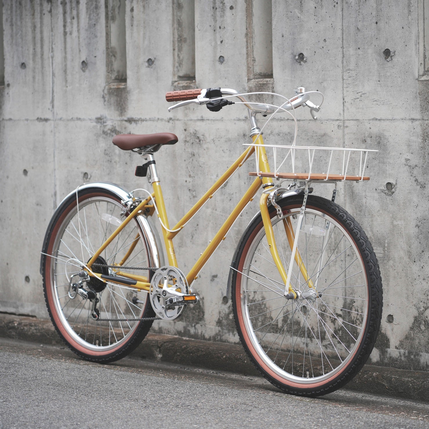 SHOWA INDUSTRIES｜advans+f wood wire basket WRB -フロント